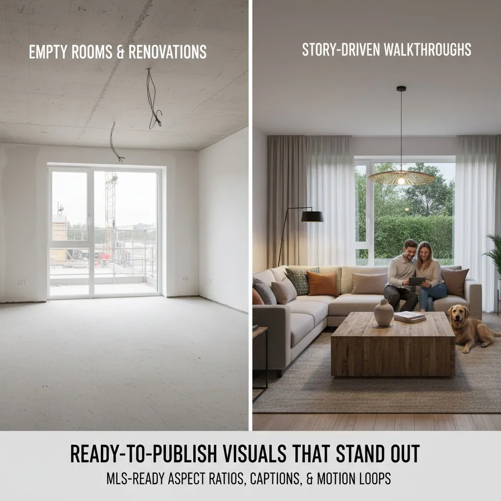 Modern lobby staging rendered in Dream Dwell AI