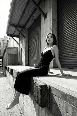 Petra - EMBROIDERED TEXTURED BLOUSE + 50TH ANNIVERSARY WOOL BLEND TROUSERS - B&W Loading Dock