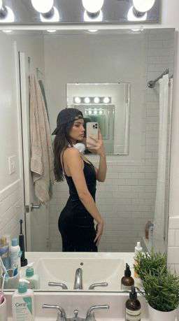 Petra - ASYMMETRIC TEXTURED BLOUSE - LIMITED EDITION + 50TH ANNIVERSARY WOOL BLEND TROUSERS - Bathroom Mirror Selfie [Rotated 55° Right]